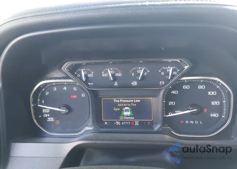 2021 GMC Sierra 1500 4Wd Short Box Elevation from USA, damaged, VIN 3GTU9CED2MG436256